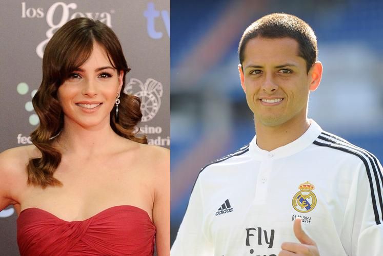 Andrea Duro y Chicharito