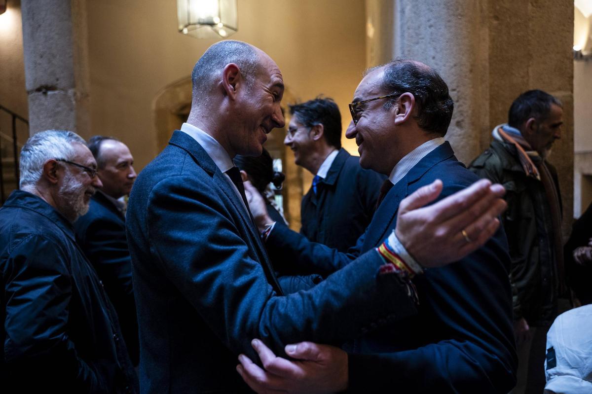 Fotogalería | Imágenes del encuentro de el Periódico Extremadura con el alcalde de Cáceres