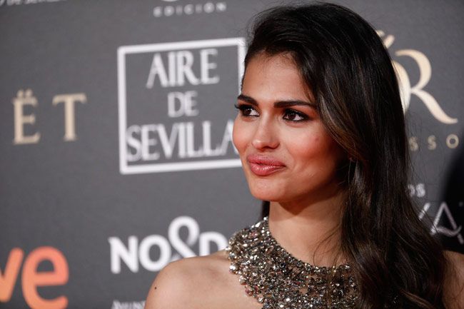 Sara Sálamo, con maquillaje de Charlotte Tilbury