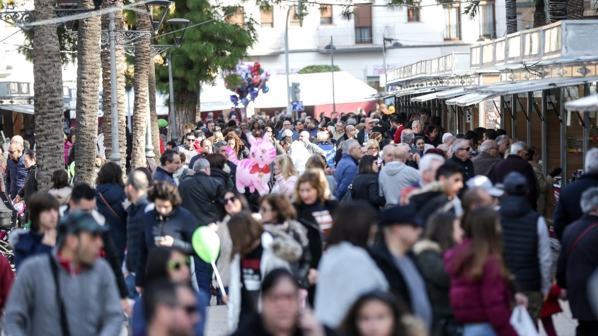 Una de las últimas ediciones de la Fira de Sant Sebastià de Silla.