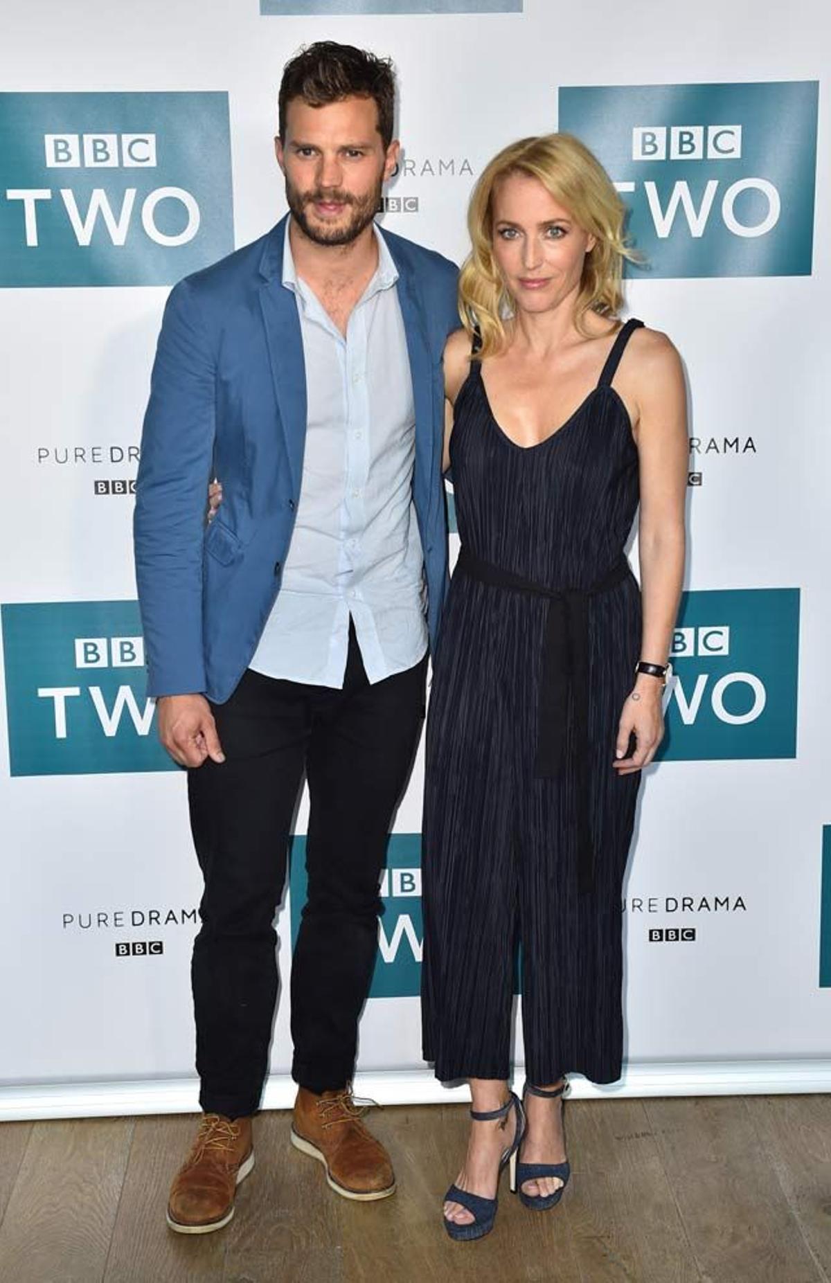 Gillian Anderson y Jamie Dornan presentan la nueva temporada de 'The Fall'