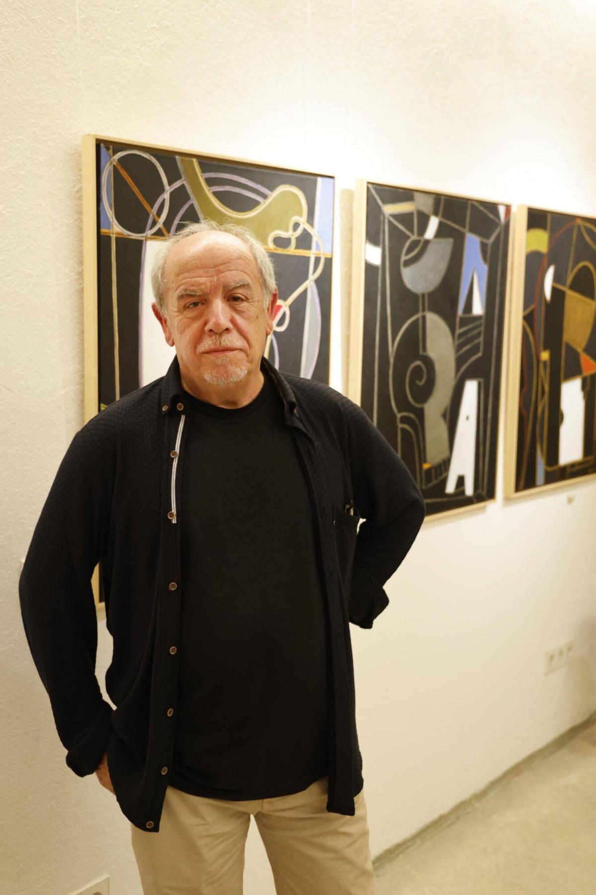 Les imatges de la inauguració de l'exposició "Nocturn-Diürn" a la galeria Mosaic Art de Girona