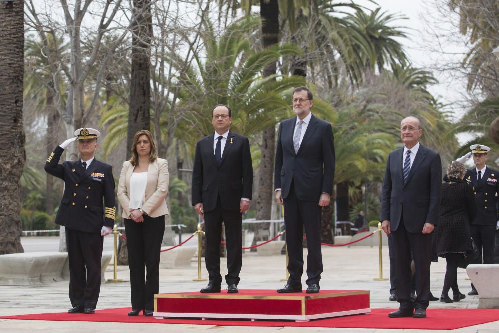 RAJOY RECIBE A HOLLANDE EN MÁLAGA PARA ...