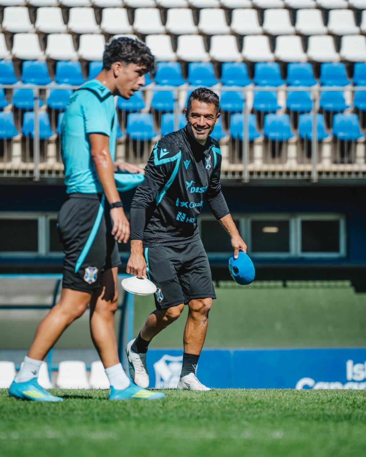 Aitor Sanz, ahora miembro del cuerpo técnico de Álvaro Cervera.