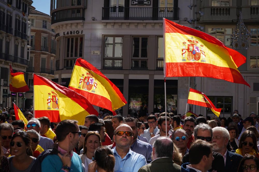 Manifestación por la unidad de España en Málaga