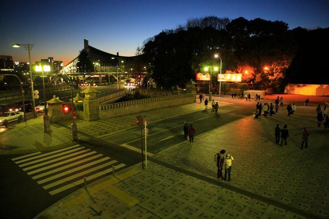 El puente de Jingu-bashi