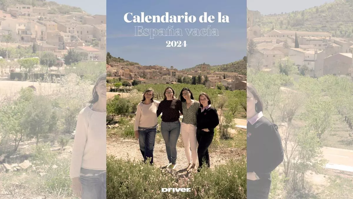 Alquézar y sus mujeres, protagonistas de la V edición del “Calendario de la España vacía”