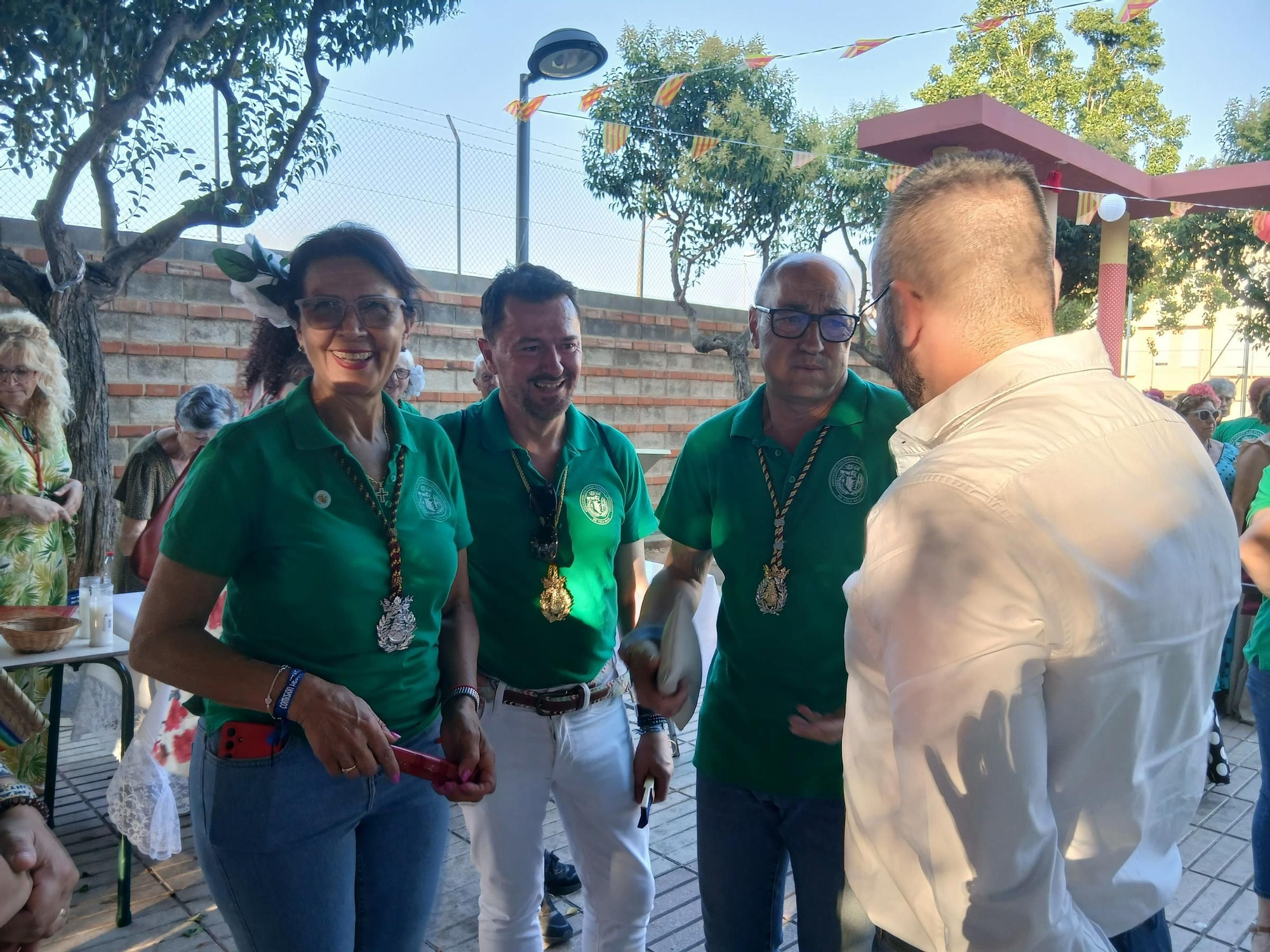 Misa y procesión en las fiestas del barrio El Progreso en Vila-real