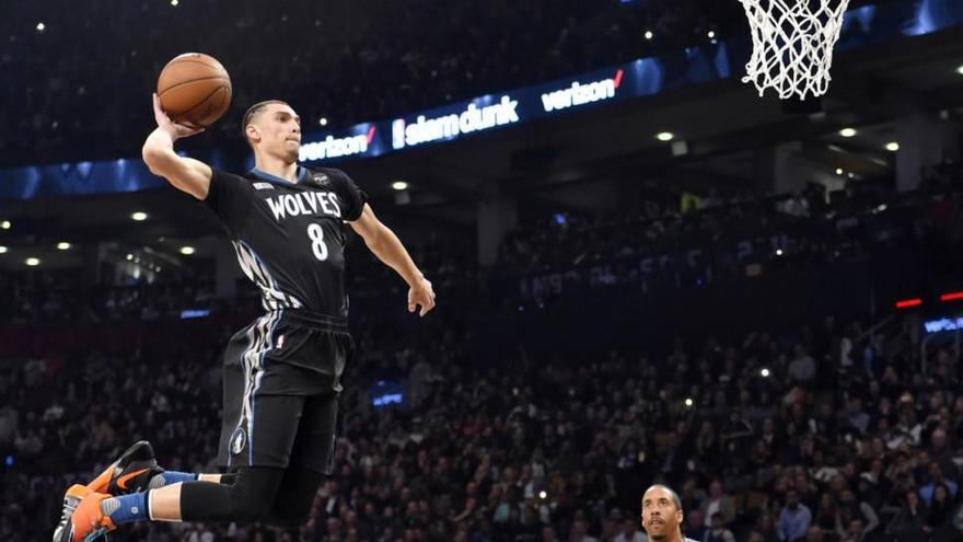 LaVine machaca a lo Michael Jordan