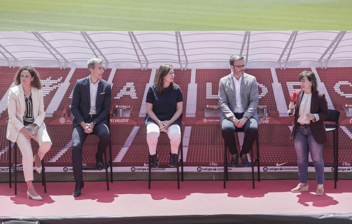 Presentación de las obras de remodelación del estadio de Son Moix ...