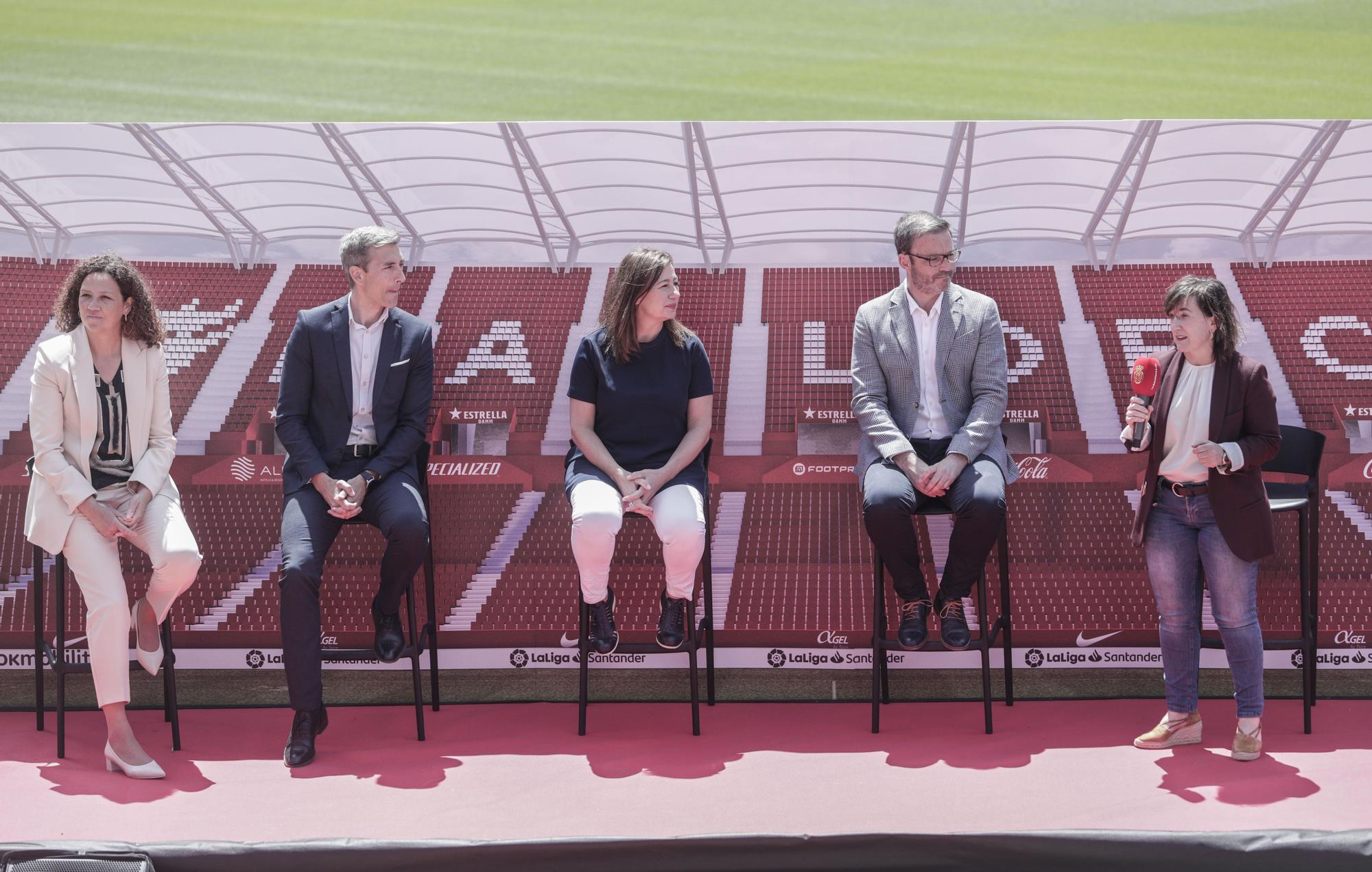 Presentación de las obras de remodelación del estadio de Son Moix