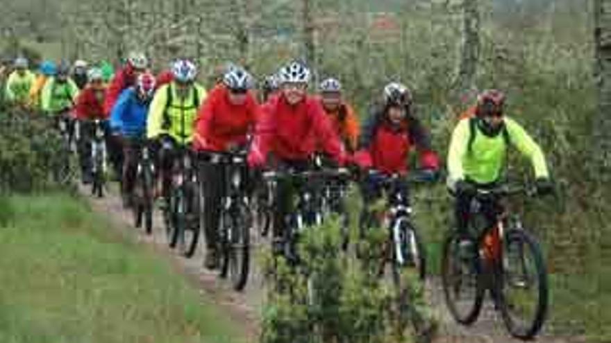 Cuarenta ciclistas disfrutan de la &quot;LoboBike&quot; de Bicizamora entre San Vitero y Varge