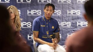 Joe Thomasson, en su presentación como jugador del Granca: "Quiero ser un jugador con el que no quieran emparejar a la estrella rival"