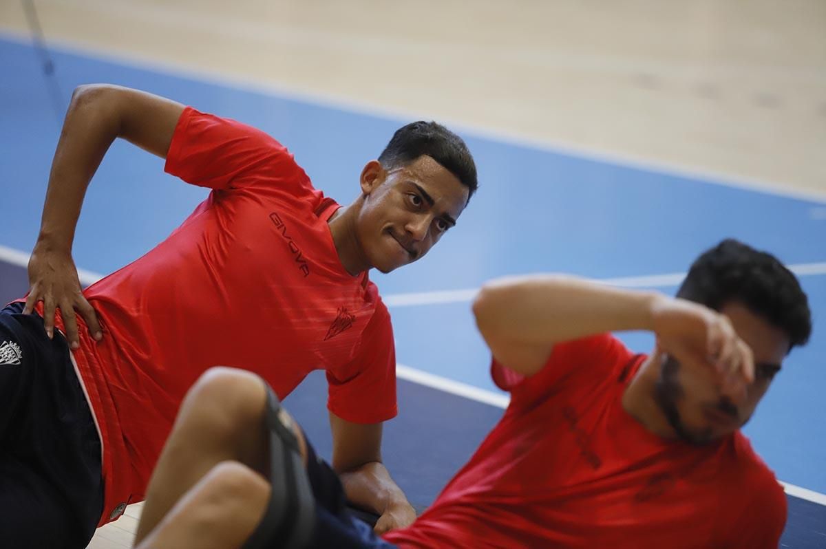 Las imágenes del primer entrenamiento del Córdoba Futsal en Vista Alegre