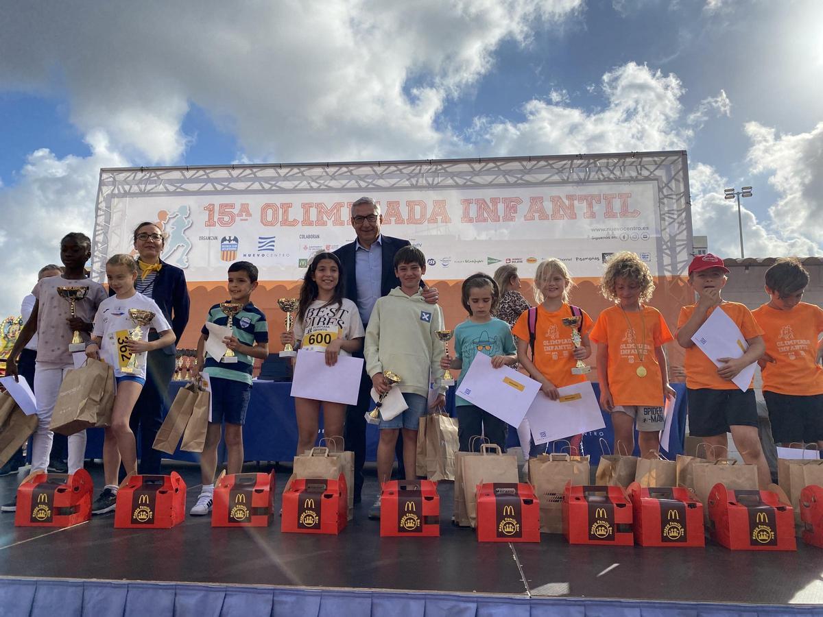 Primeros clasificados en Benjamín.