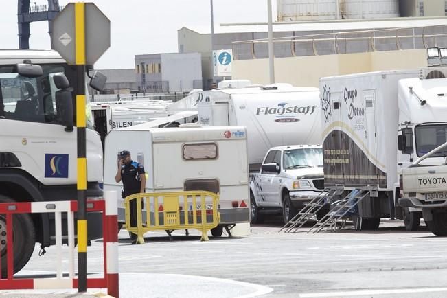 FUERTEVENTURA - GRABACION DE PELICULA EN PUERTO DEL ROSARIO - 11-04-16