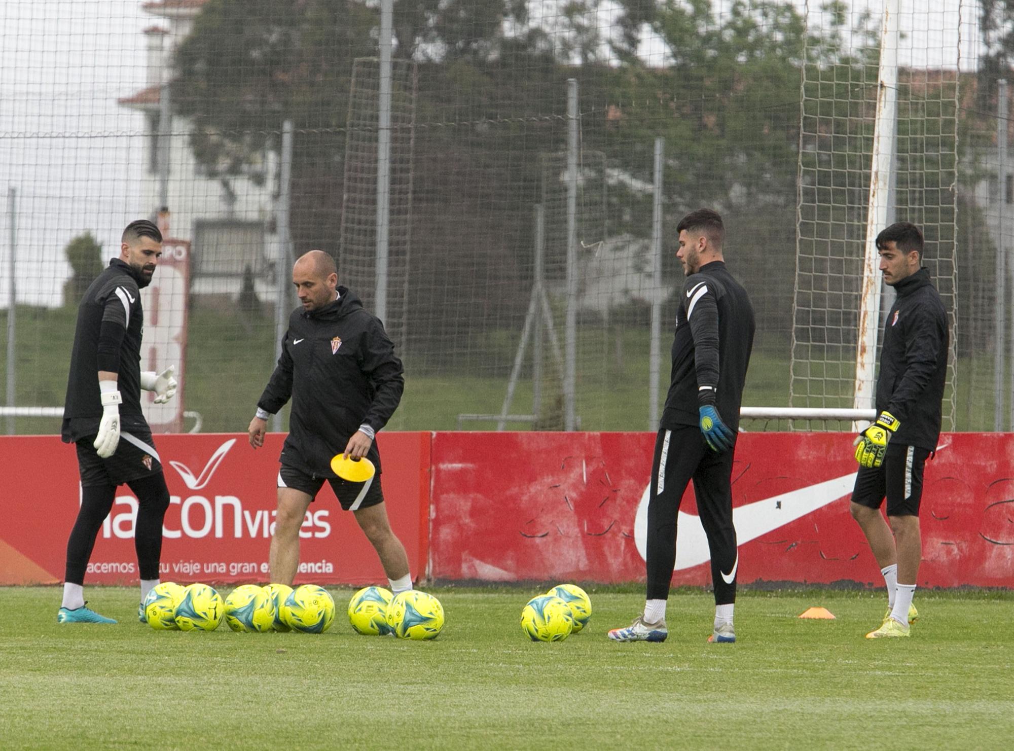 EN IMÁGENES: Último entrenamiento del Sporting en Mareo antes del derbi