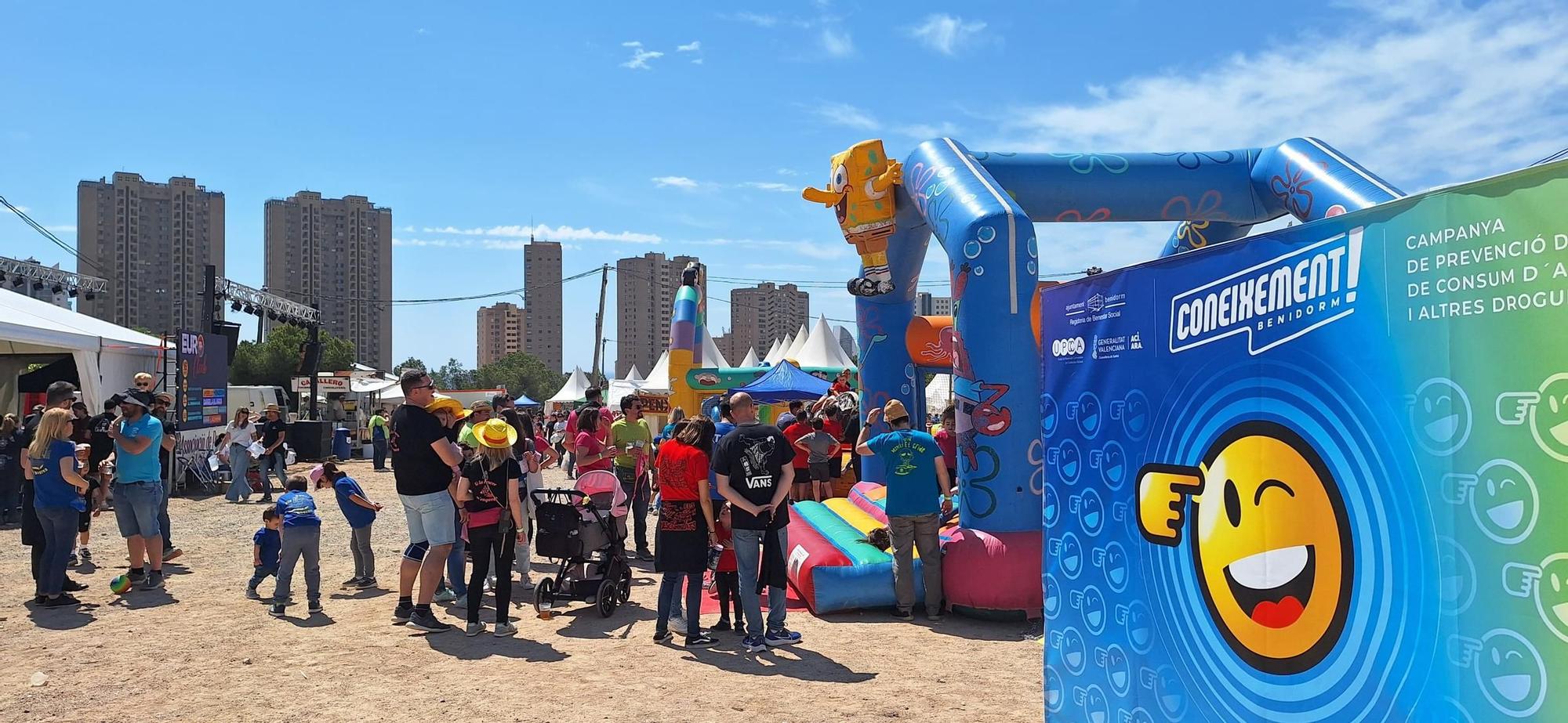 La Acampada de Penyes de Benidorm, en imágenes