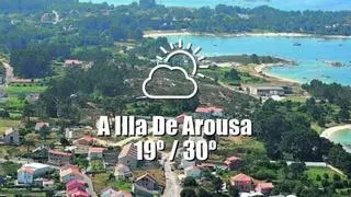 El tiempo en A Illa de Arousa: previsión meteorológica para hoy, lunes 17 de agosto
