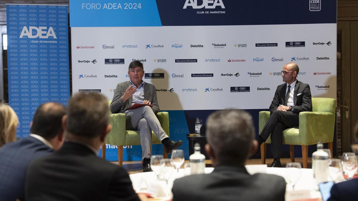 El exministro Pimentel, en el Foro ADEA, este miércoles