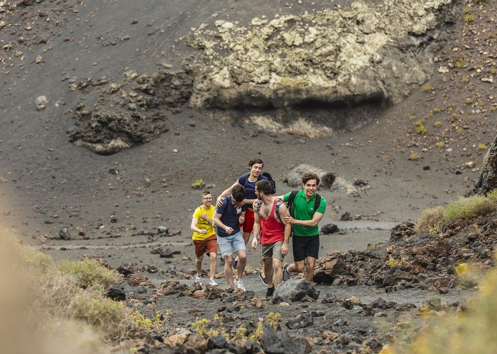 Rodaje en Lanzarote de 'Antes de la erupción', el último corto de Roberto Pérez Toledo