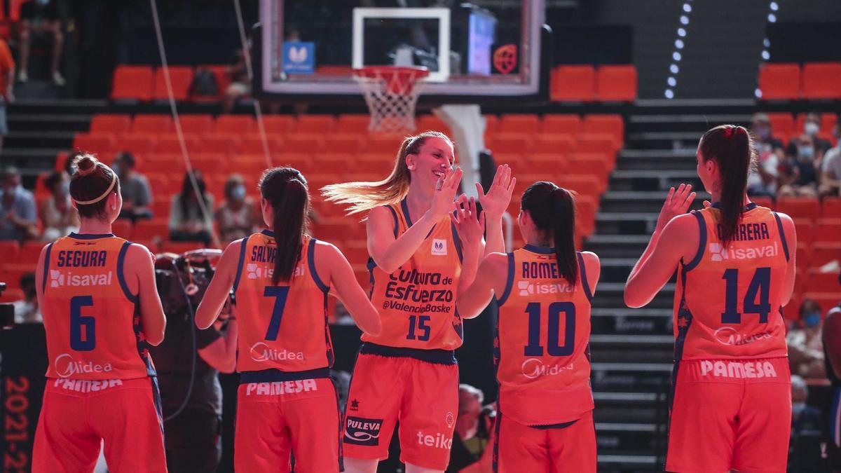 Las jugadoras de Valencia Basket