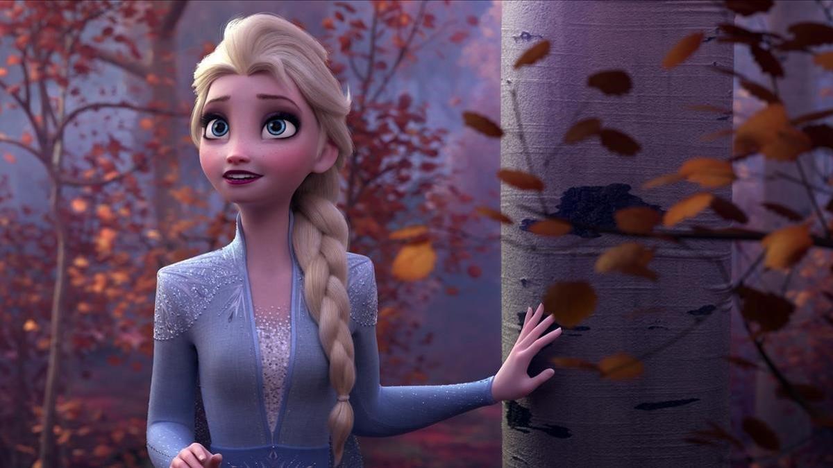 Elsa, en un fotograma de 'Frozen II'