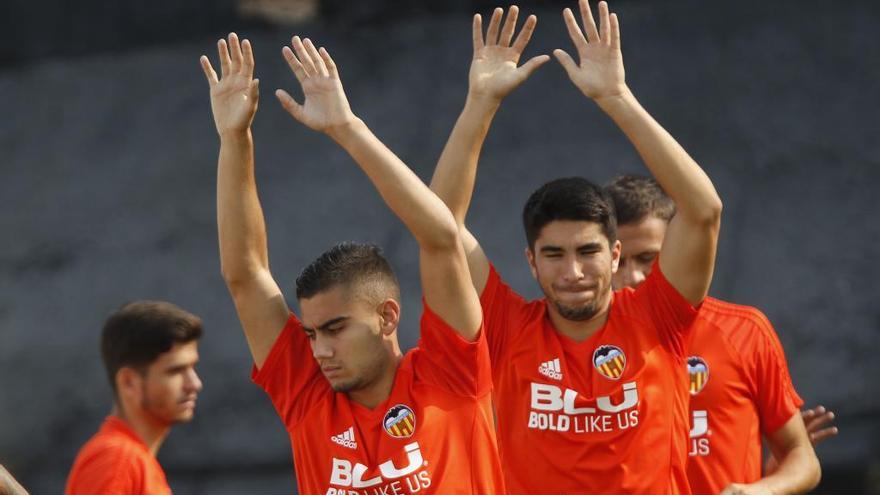 Andreas Pereira, ayer en Paterna