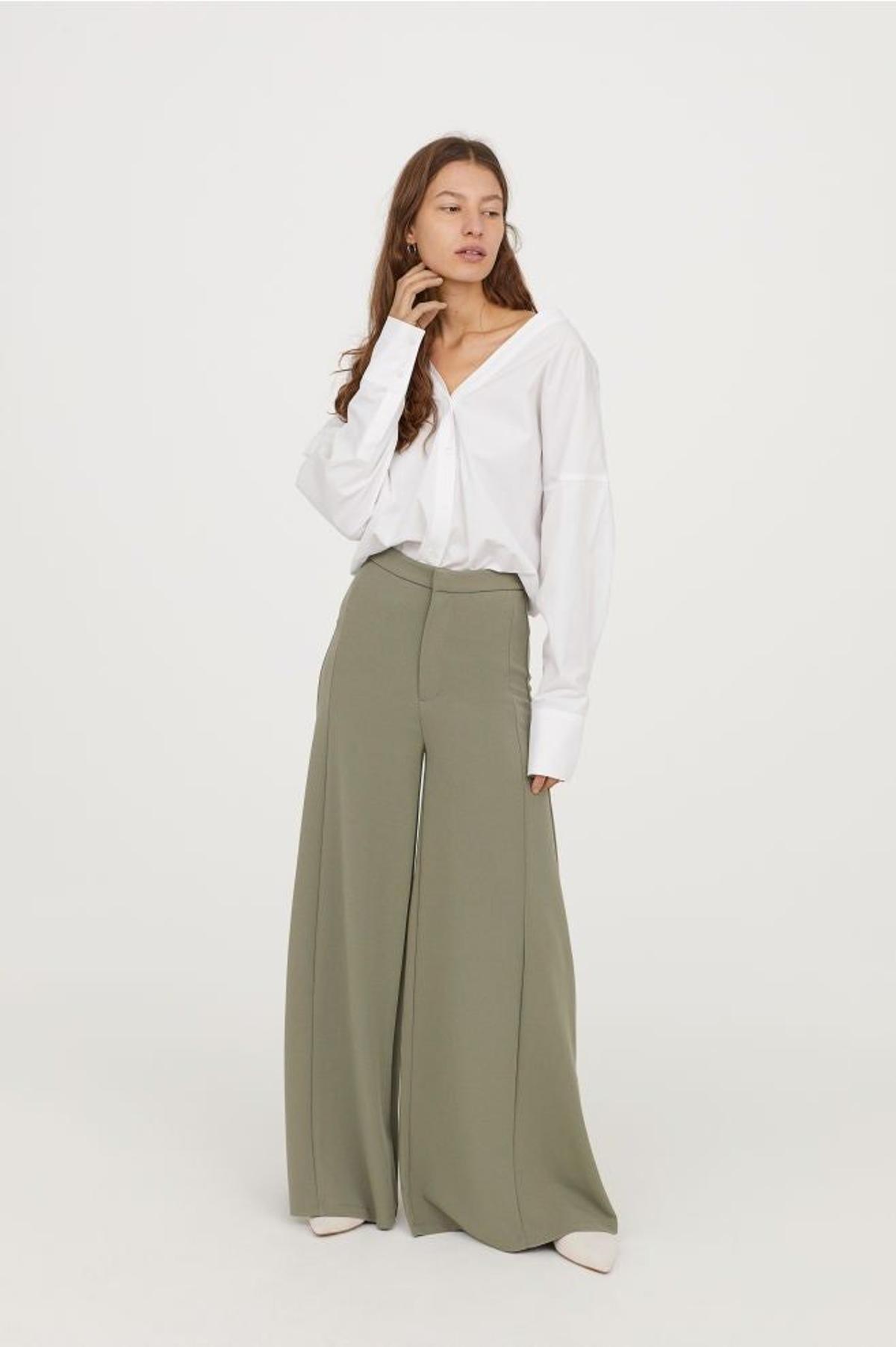 Pantalón de pata de elefante de H&amp;M