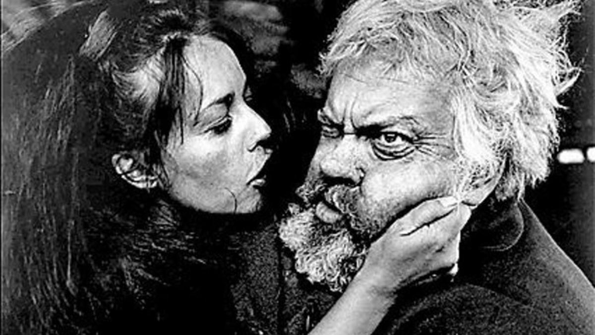 Jeanne Moreau y Orson Welles, en 'Campanadas a medianoche'.