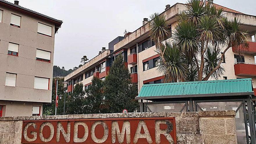 Imagen del centro urbano de Gondomar.