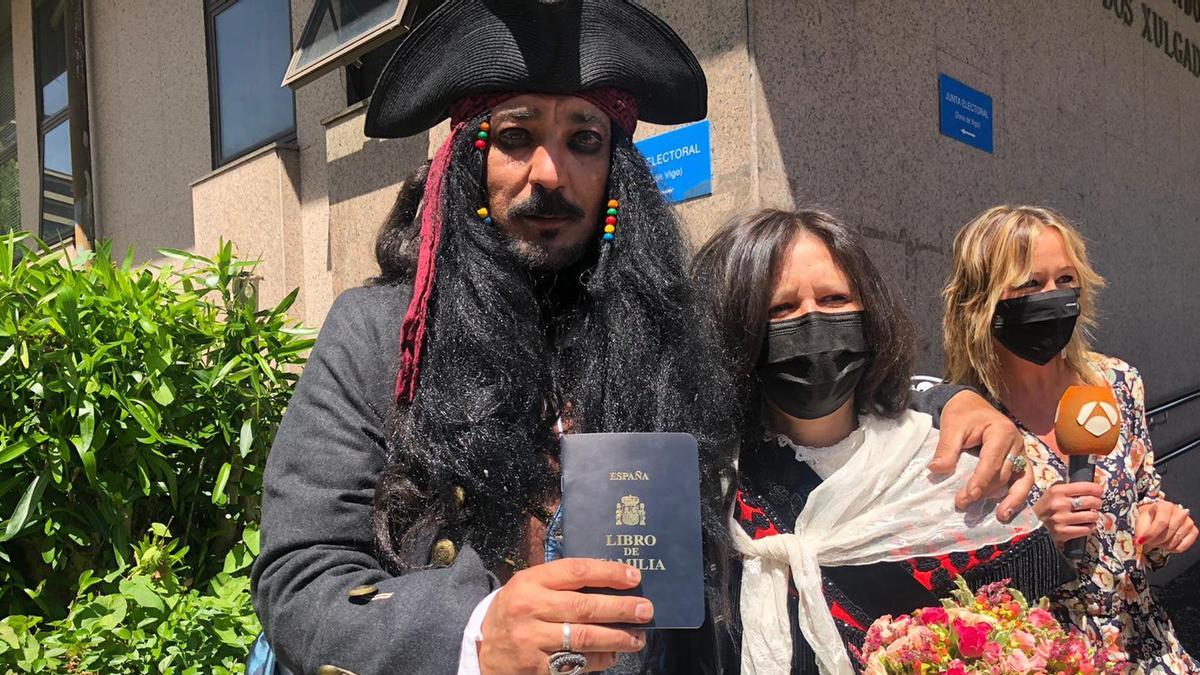 La boda pirata de Berto y María por fin tuvo su 'happy end'.