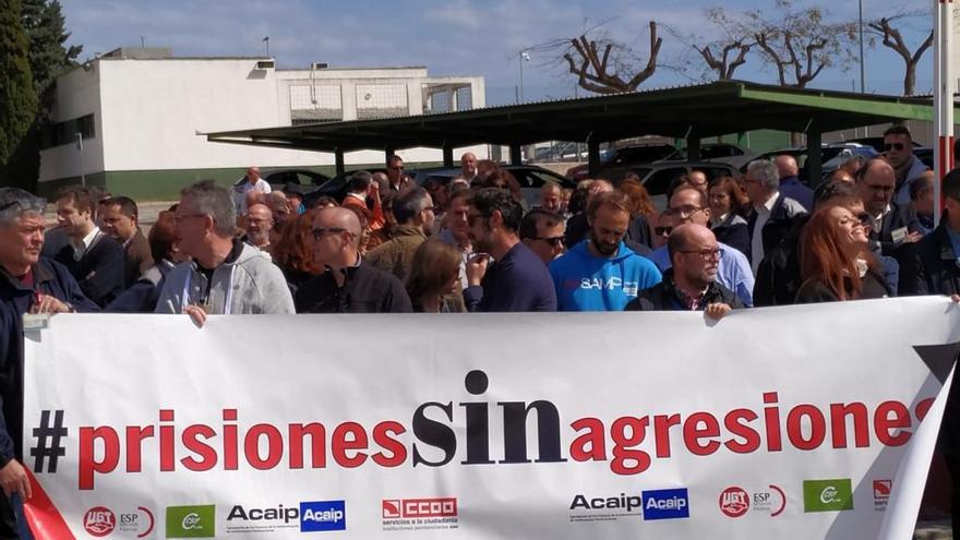 Nueva protesta de los funcionarios de Picassent por las agresiones de reclusos