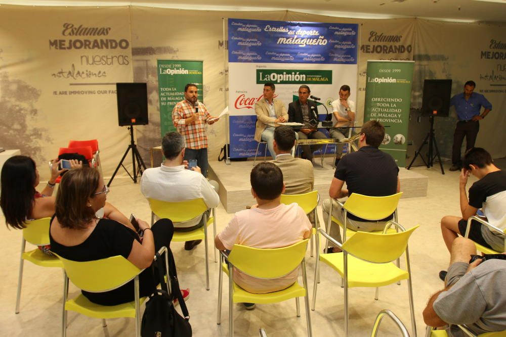 Sergio Scariolo, Teo Bravo y Enrique Agüera participan en el interesante coloquio organizado por La Opinión de Málaga