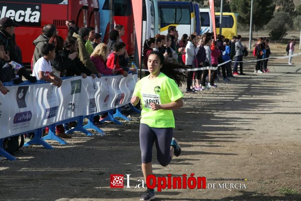 Final Regional de Cross Escolar: juvenil