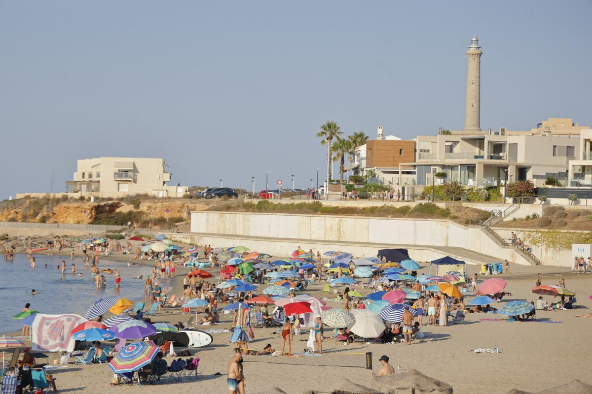 Playa de Levante, en Cabo de Palos