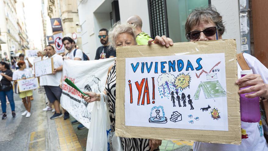 Protesta contra los retrasos en la adjudicación del Alquiler Social