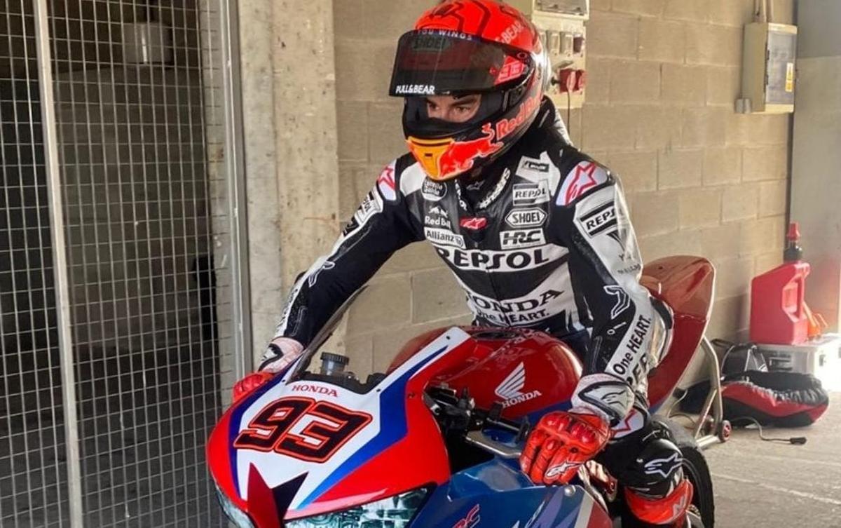 Marc Márquez s’entrena de cara al GP dels EUA Marc Márquez s’entrena de cara al GP dels EUA