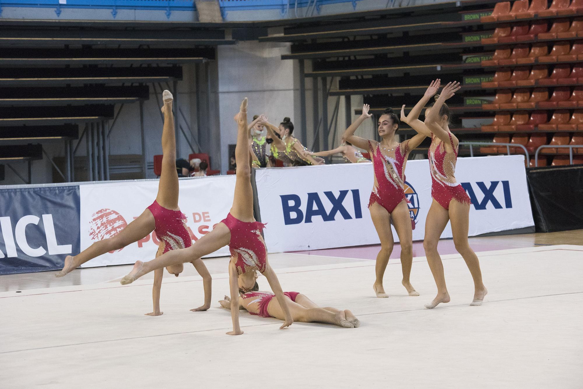 La Copa Catalana de gimnàstica rítmica aplega 800 espectadors al Nou Congost