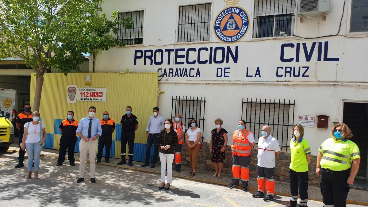 El Ayuntamiento de Caravaca expresa su agradecimiento a Protección Civil y Cruz Roja