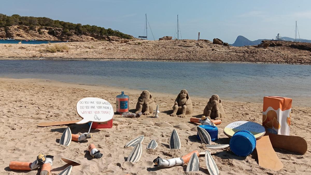 Campaña playas sin humo en Sant Josep