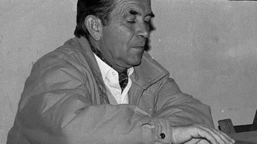 Manuel Díaz en una imatge del març de 1987
