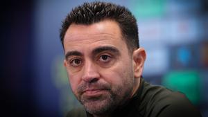 Xavi Hernández, en la rueda de prensa previa al FC Barcelona - Osasuna