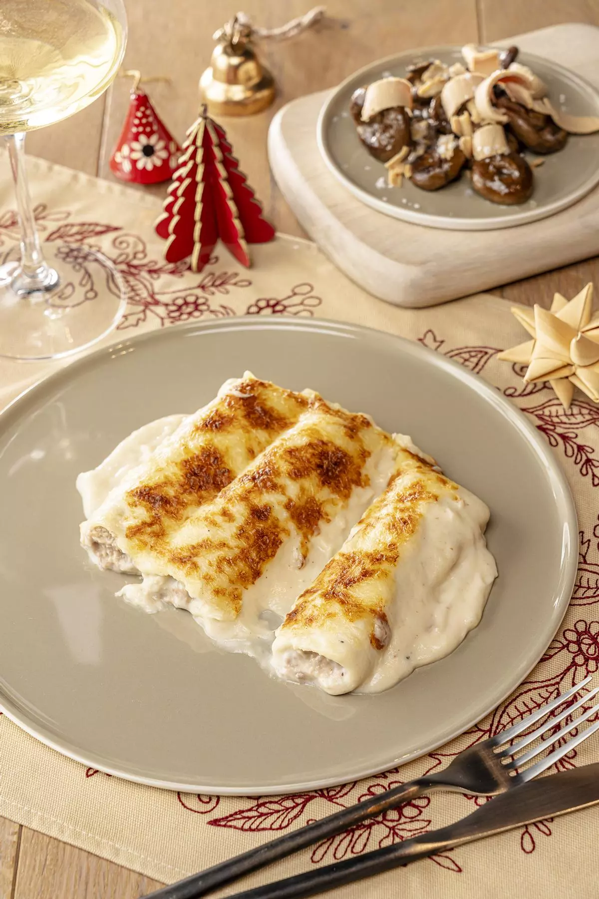 La cocina de siempre, lista para Navidad