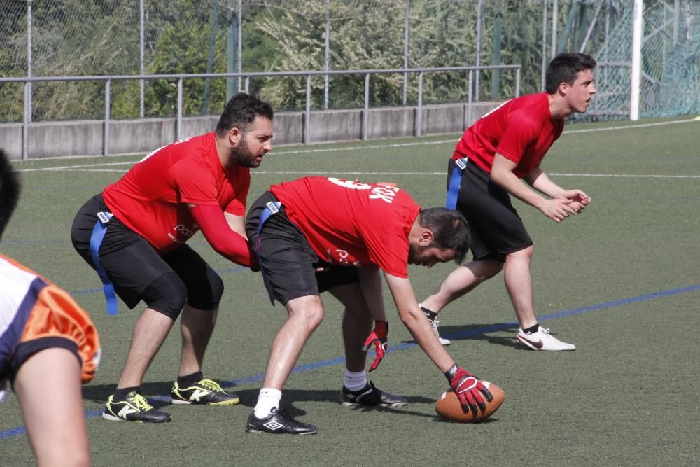 El campo de O Hío acogió una jornada de fútbol sin contacto