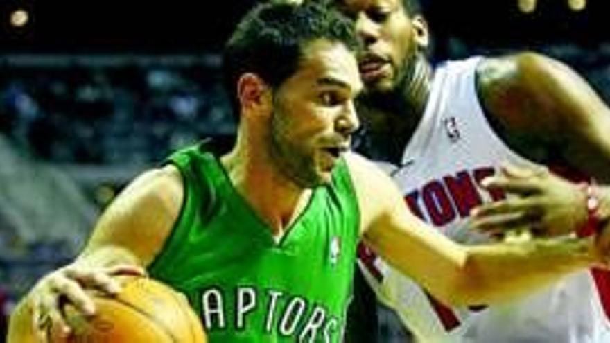 José Manuel Calderón viste por un día los ´colores extremeños´ con Toronto Raptors