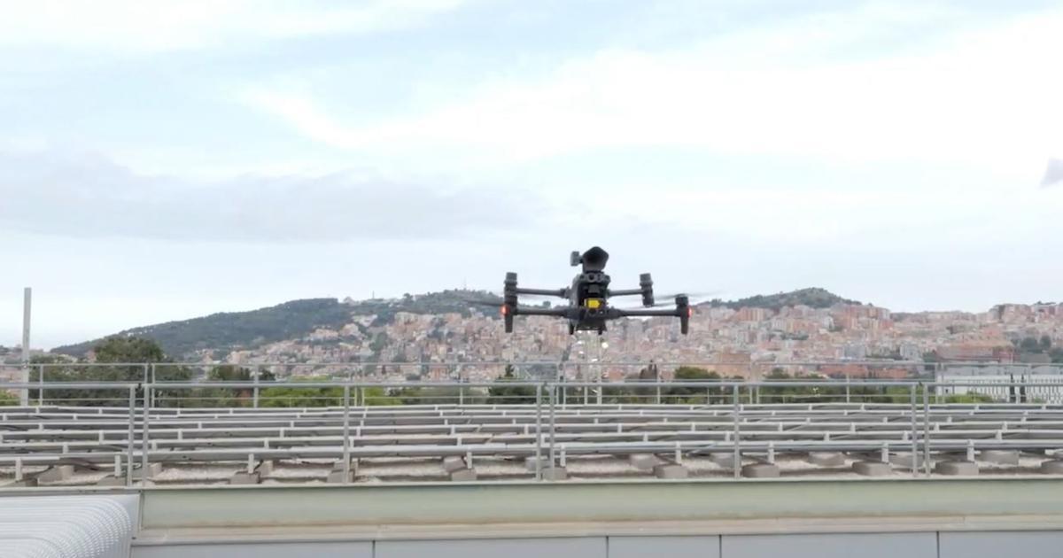 La TMB hace una pruebam piloto de vigilancia con drones