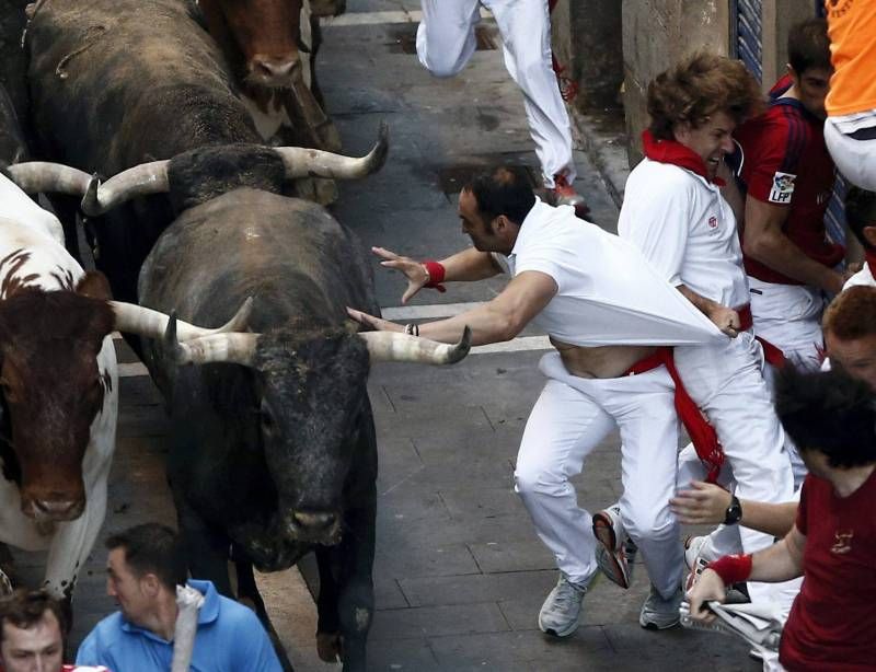 Último encierro de las Fiestas de San Fermín 2015