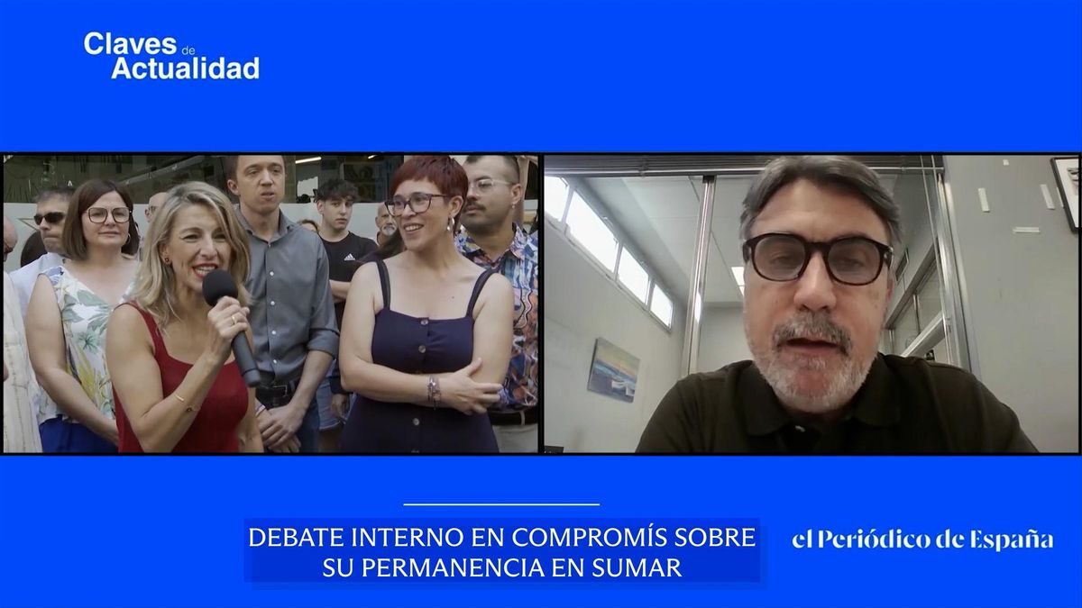 Debate interno de Compromís y Sumar en Claves de Actualidad