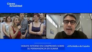 Los periodistas Alfons García y Ana Cabanillas examinan el debate en Compromís sobre su permanencia en Sumar